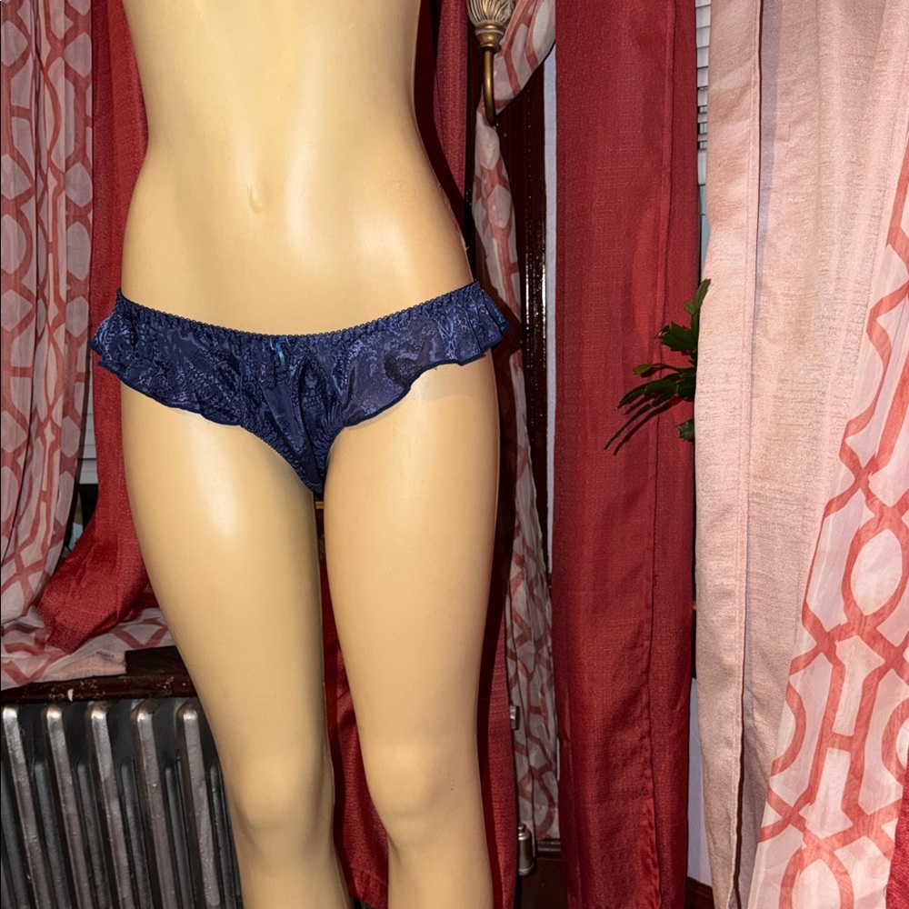 Vintage Body Elegant Navy Blue Women's Intimate Pantysize7
